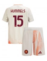 AS Roma Mats Hummels #15 Venkovní dres pro děti 2024-25 Krátký Rukáv (+ trenýrky)